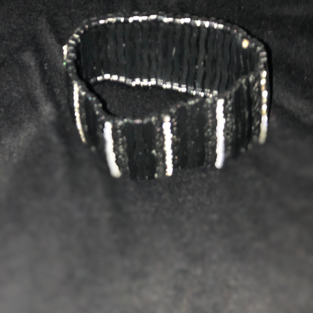 Black and white bracelet